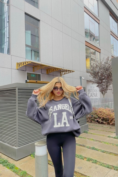 Los Angeles Sweatshirt Antrasit