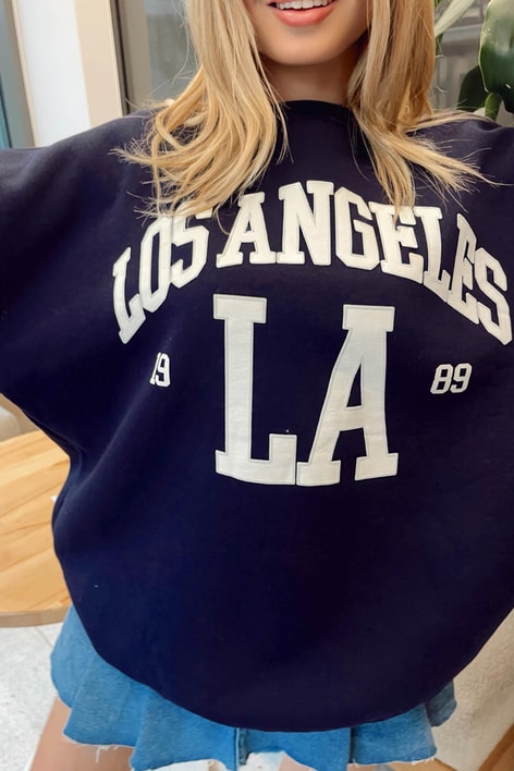Los Angeles Sweatshirt Lacivert