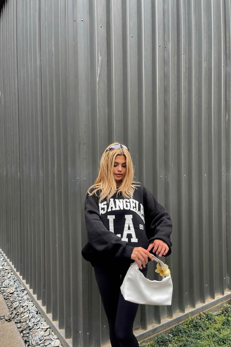 Los Angeles Sweatshirt Siyah