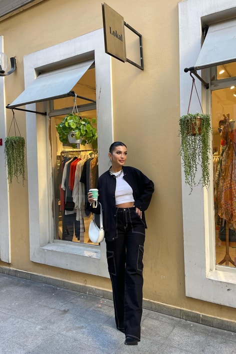 Çıtçıt Casual Bomber Mont Siyah