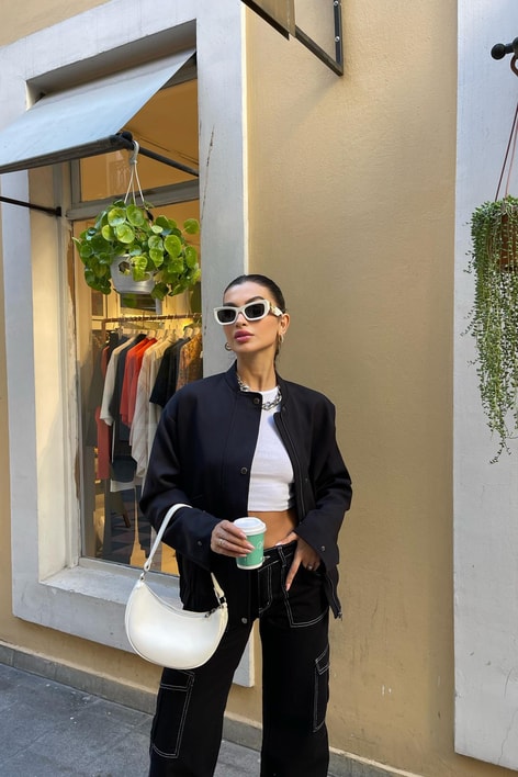 Çıtçıt Casual Bomber Mont Siyah