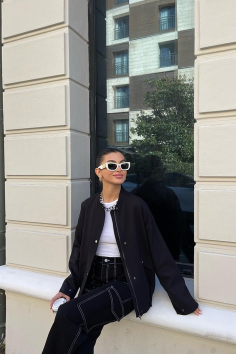 Çıtçıt Casual Bomber Mont Siyah