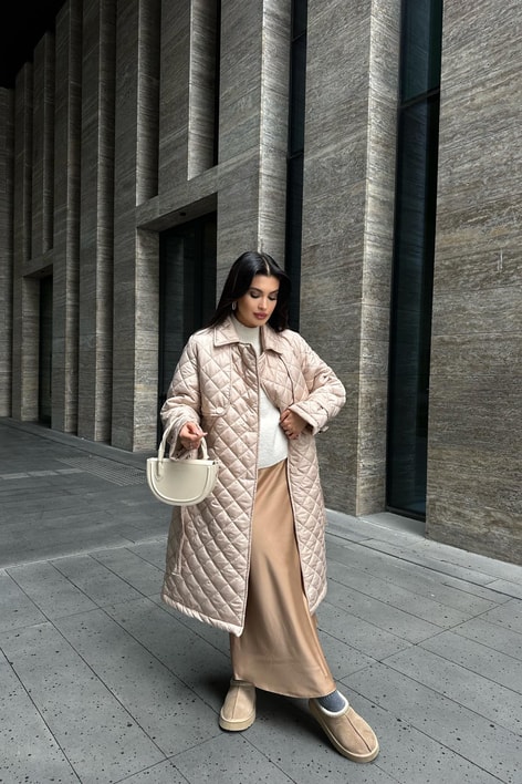 Kapitone Kemerli Maxi Mont Taş