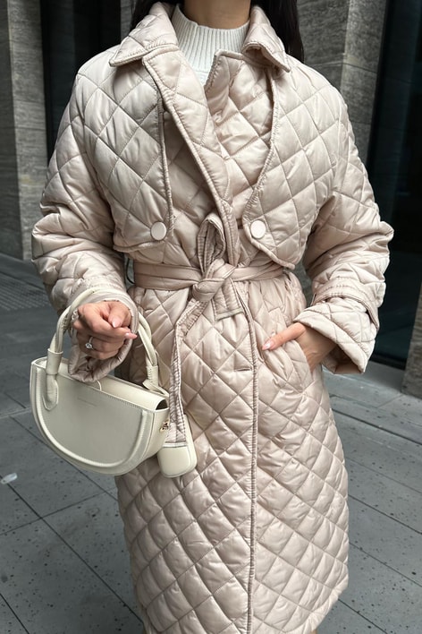 Kapitone Kemerli Maxi Mont Taş