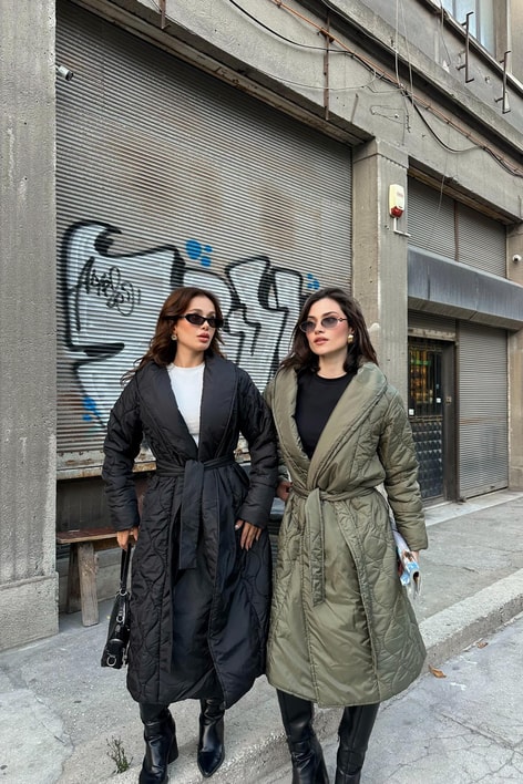 Kapitone Uzun Mont Siyah