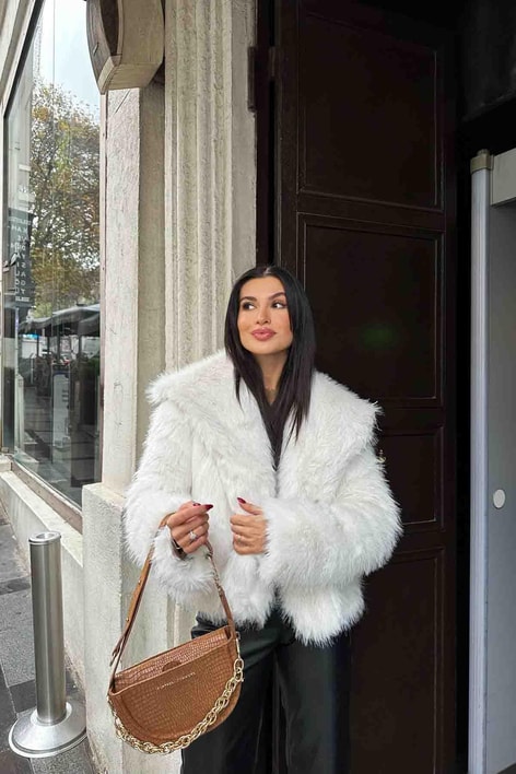 Premium  Suni Kürk Ekru