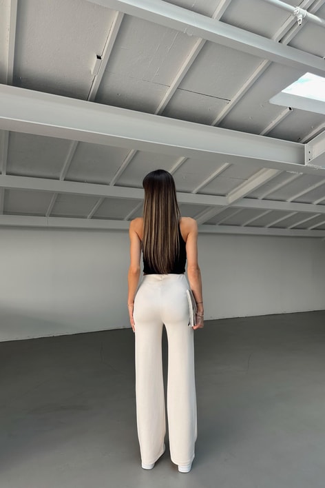 Basic Modal Pantolon Krem