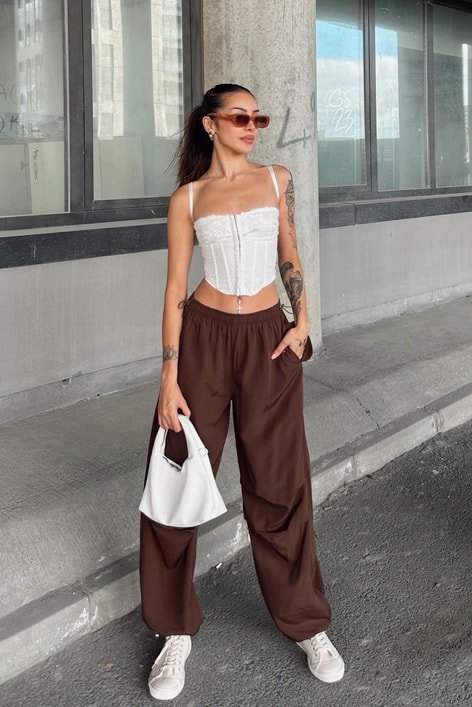 Jogger Trend Pantolon Kahve