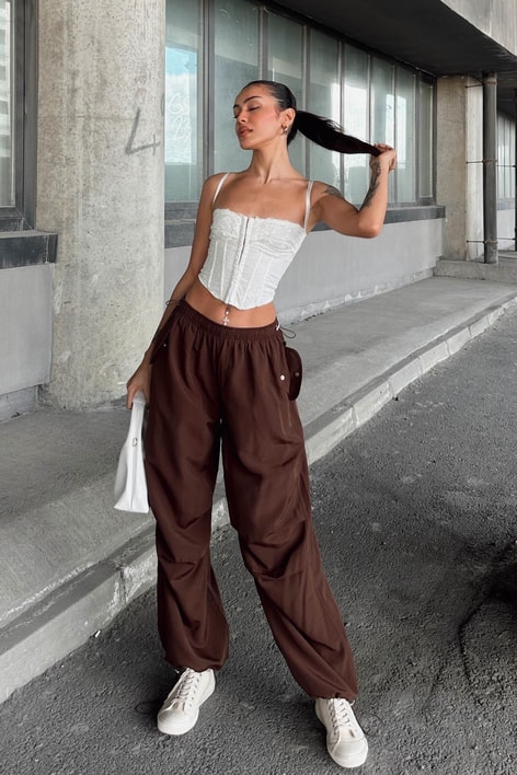 Jogger Trend Pantolon Kahve