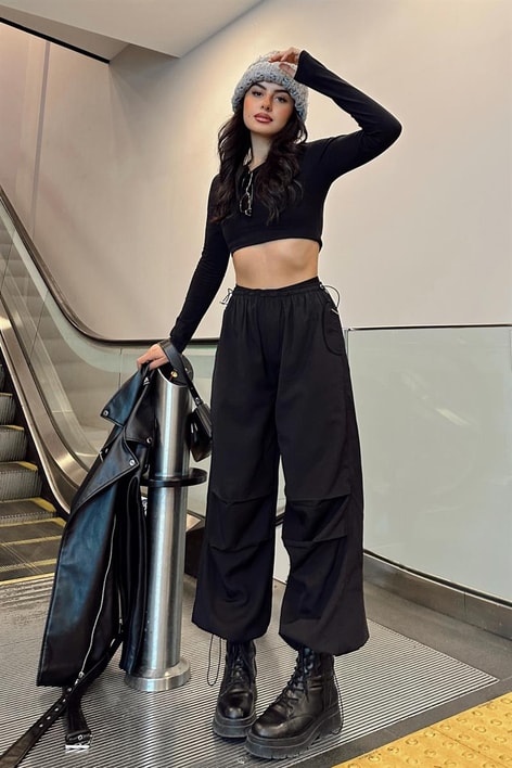 Jogger Trend Pantolon Siyah