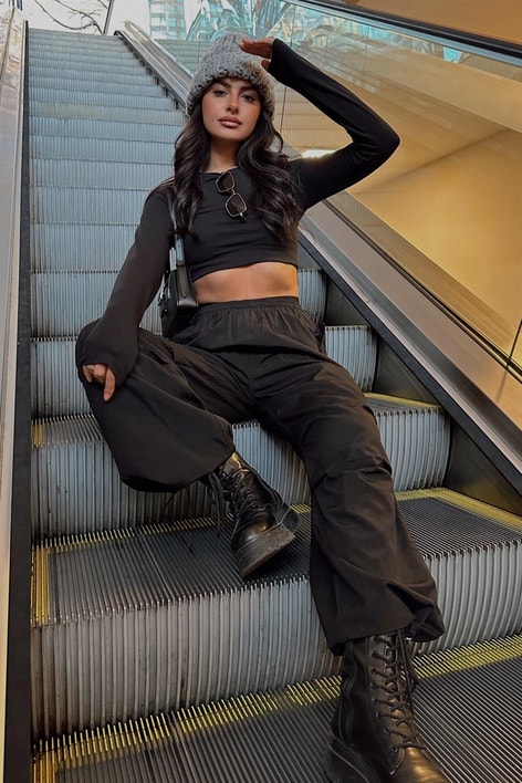 Jogger Trend Pantolon Siyah