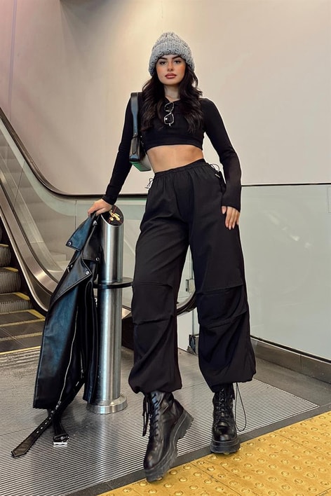 Jogger Trend Pantolon Siyah