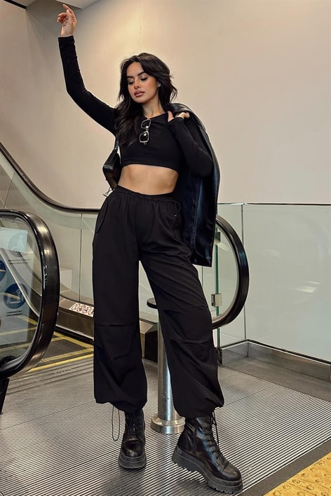 Jogger Trend Pantolon Siyah