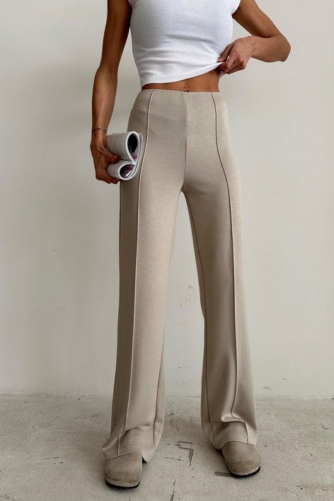 Modal Relax Palazzo Pantolon Bej