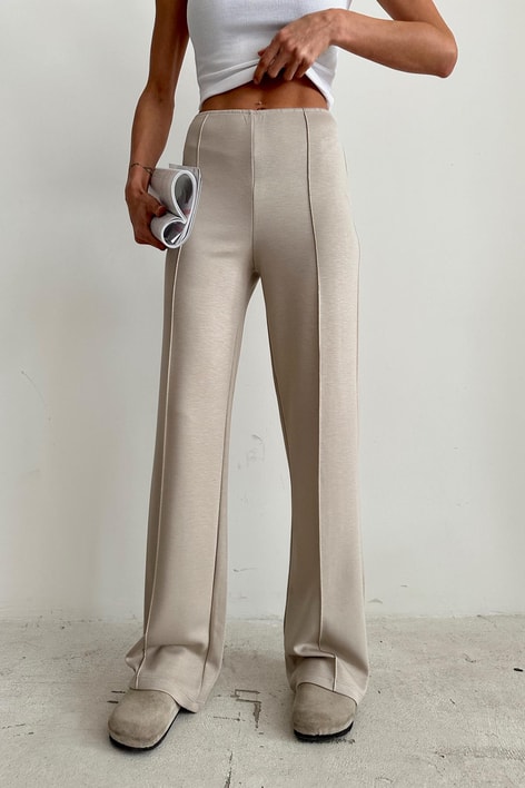 Modal Relax Palazzo Pantolon Bej
