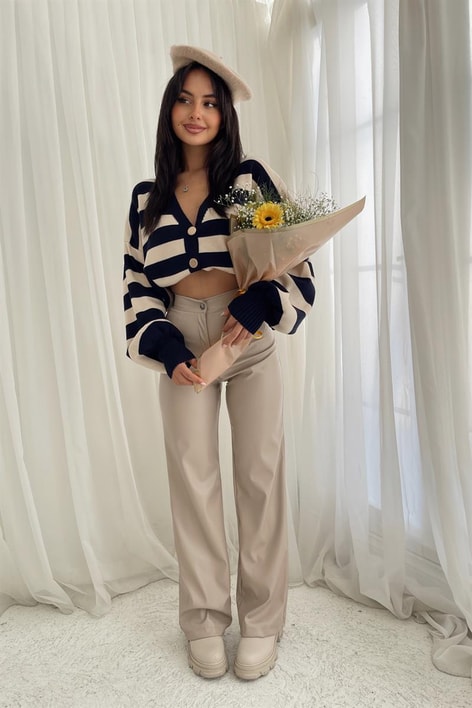 Palazzo Deri Pantolon Bej