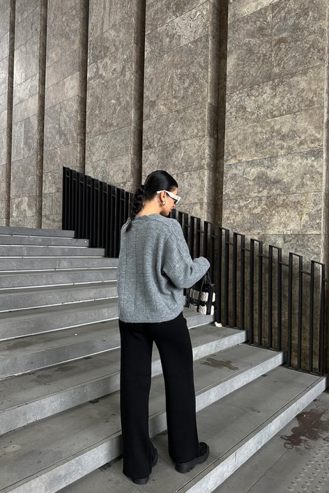 Palazzo Fitilli Pantolon Siyah