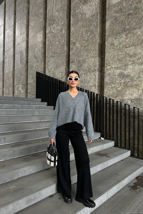 Palazzo Fitilli Pantolon Siyah