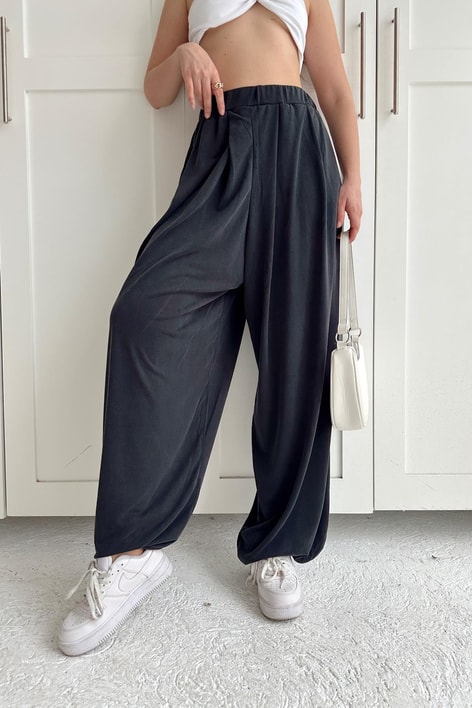 Relax Bol Modal Pantolon Antrasit