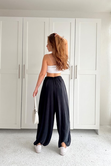 Relax Bol Modal Pantolon Antrasit