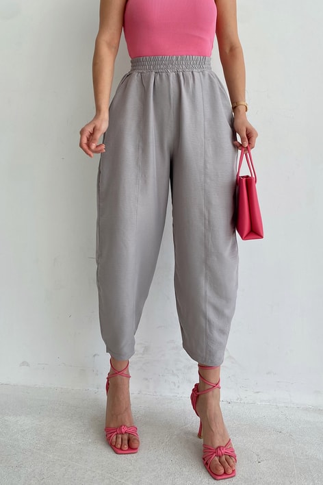 Tensel Harem Pantolon Gri