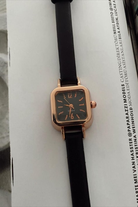 Siyah Kadranlı Timeless Saat Siyah