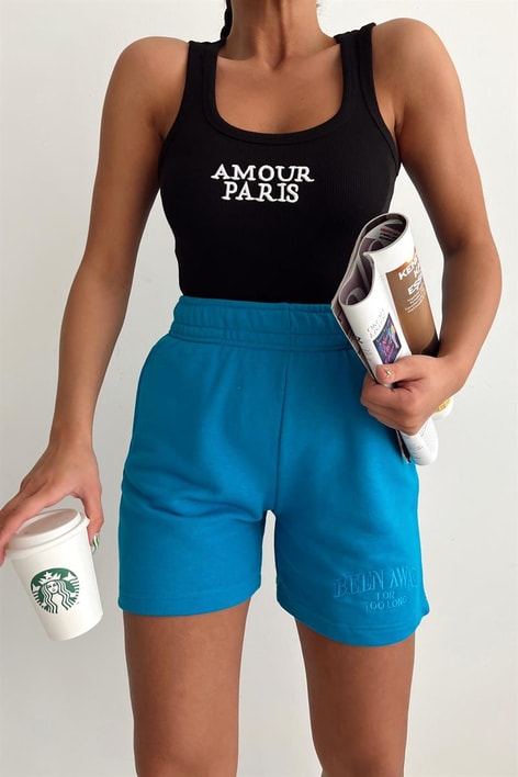 Been Away Şort Mavi