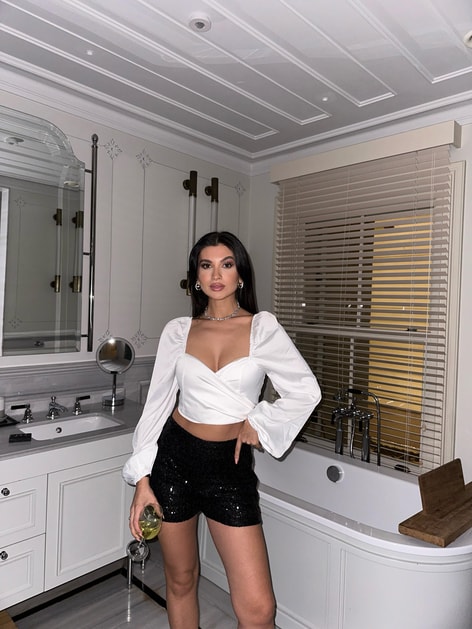 Şort Etek Mini Siyah