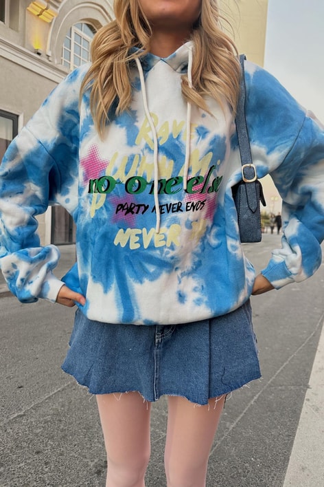 Blue Color Sweatshirt Mavi