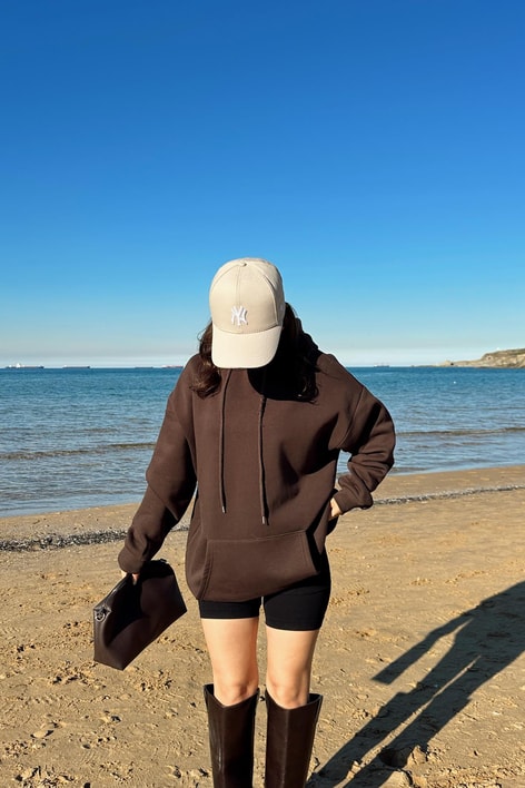 Cepli Basic Sweatshirt Kahve