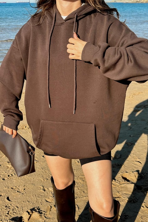 Cepli Basic Sweatshirt Kahve