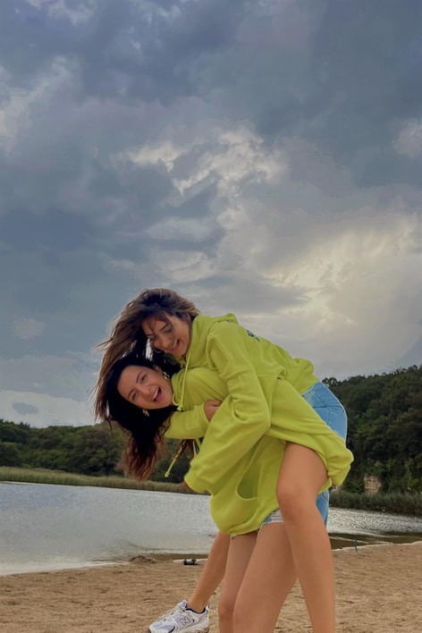 Kapüşonlu Balance Sweatshirt Neon Yeşil