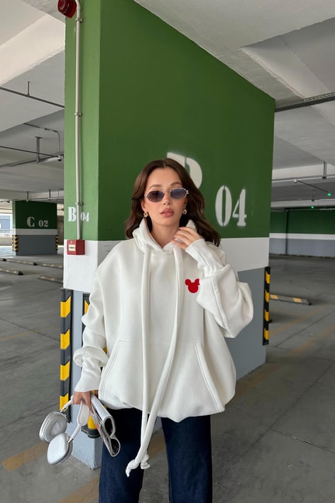 Mickey Sweat Beyaz