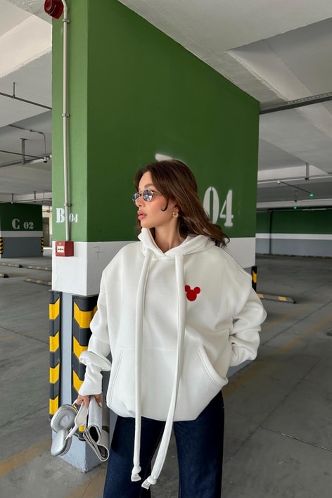 Mickey Sweat Beyaz