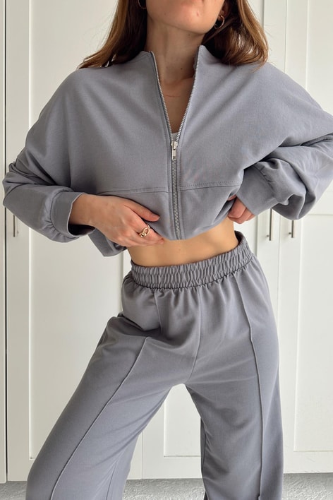 Baggy Eşofman Takımı Gri