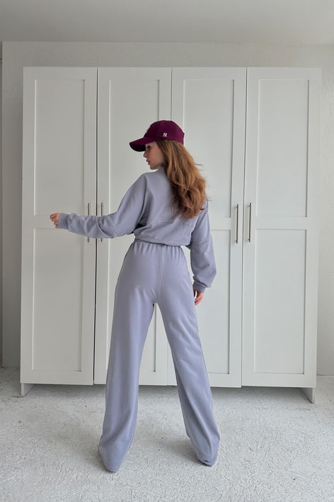 Baggy Eşofman Takımı Gri