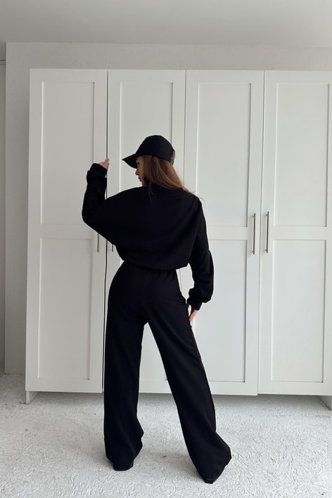 Baggy Eşofman Takımı Siyah