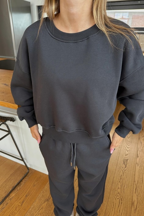 Crop Comfort Takım Antrasit