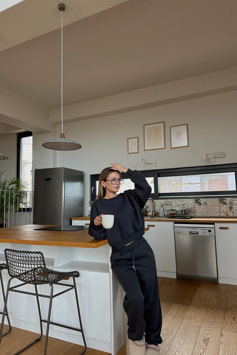 Crop Comfort Takım Antrasit