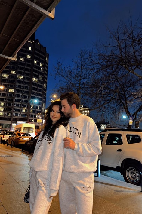 Jogger Sport Takım Gri