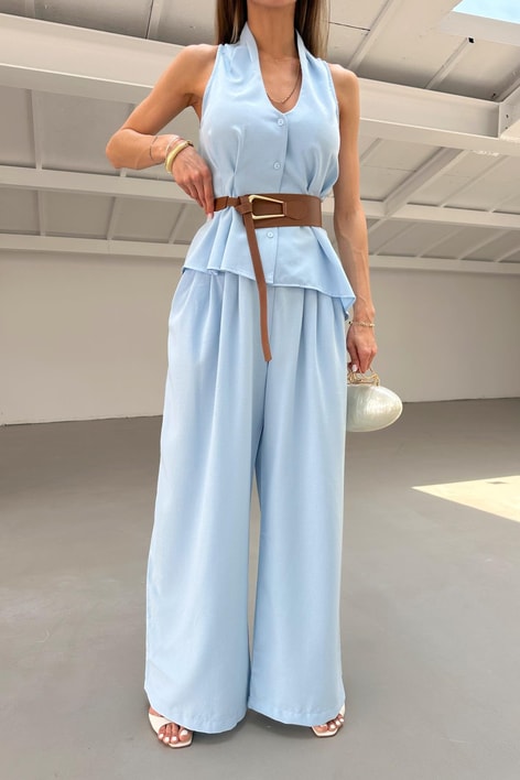 Kemerli Pepa Takım Mavi