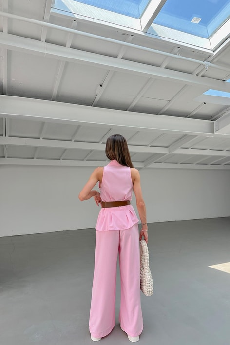 Kemerli Pepa Takım Pembe