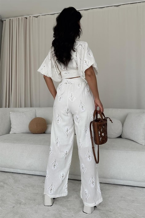 Keten Summer Takım Krem