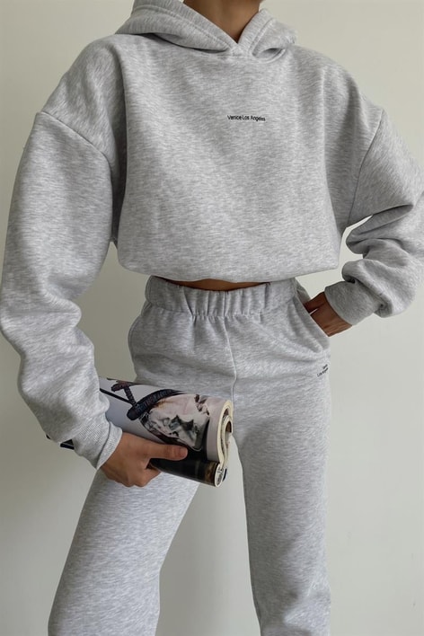 La Jogger Eşofman Takım Gri