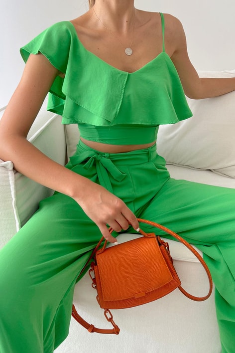 Palazzo Büstiyer Takım Benetton Yeşili