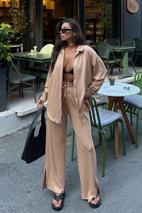 Palazzo Fitilli Comfort Takım Camel