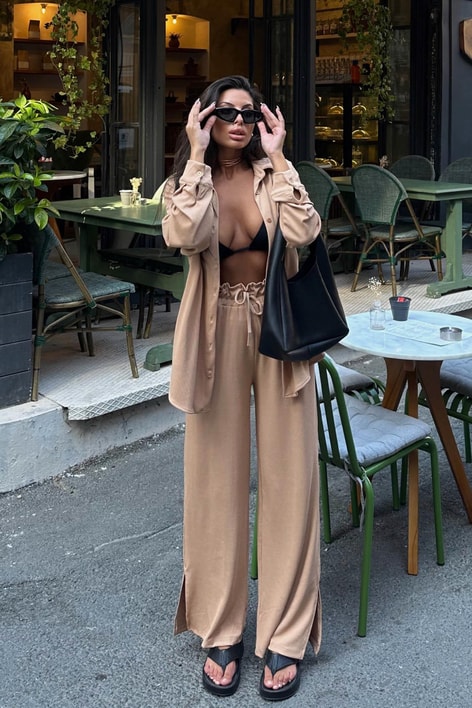 Palazzo Fitilli Comfort Takım Camel