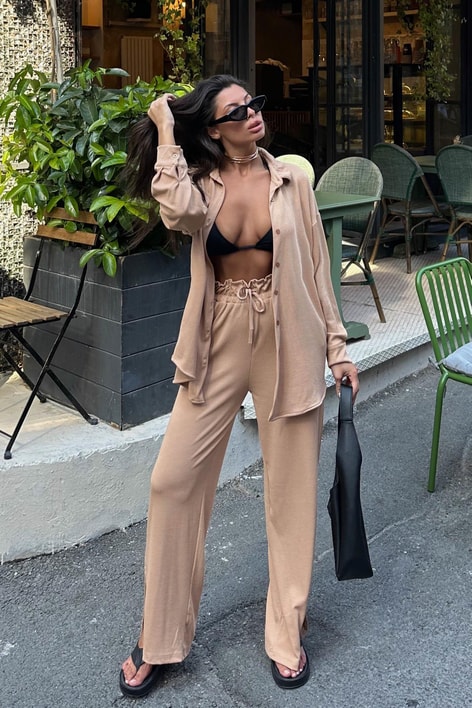 Palazzo Fitilli Comfort Takım Camel