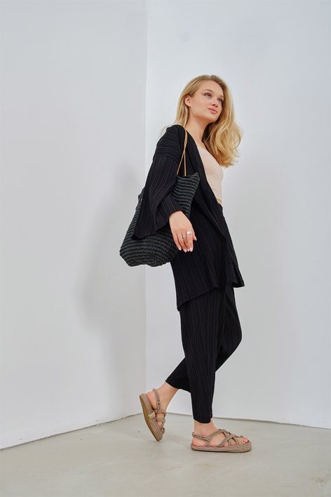 Piliseli Salaş Takım Siyah