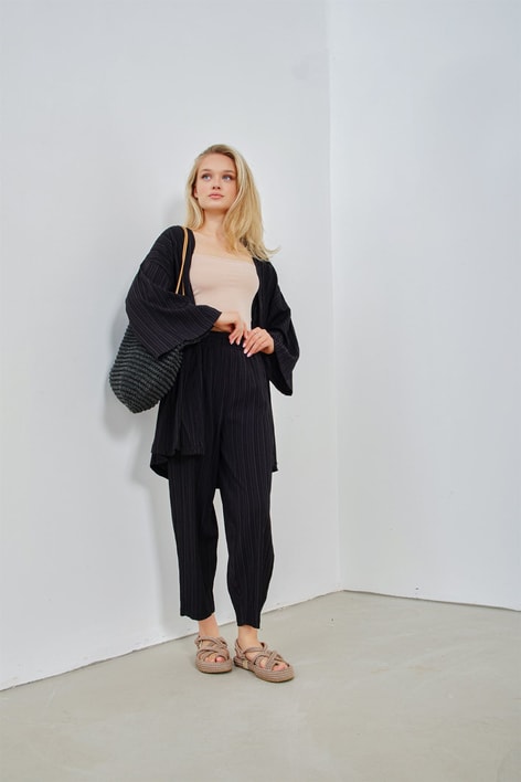 Piliseli Salaş Takım Siyah